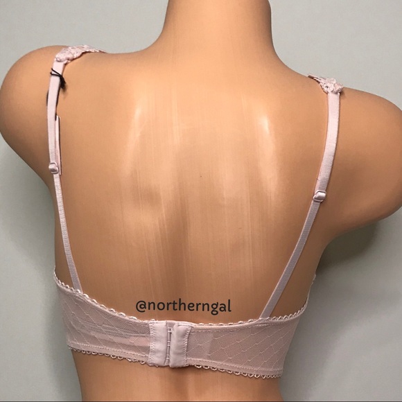 Victoria's Secret Floral Appliqué Longline Bustier Bra - Picture 9 of 16